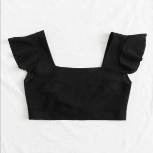 Shein Open Back Blouse